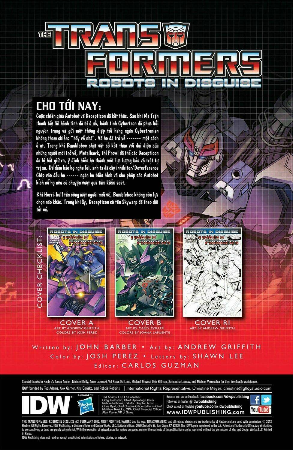 The Transformers: Robots In Disguise: Chapter 2
