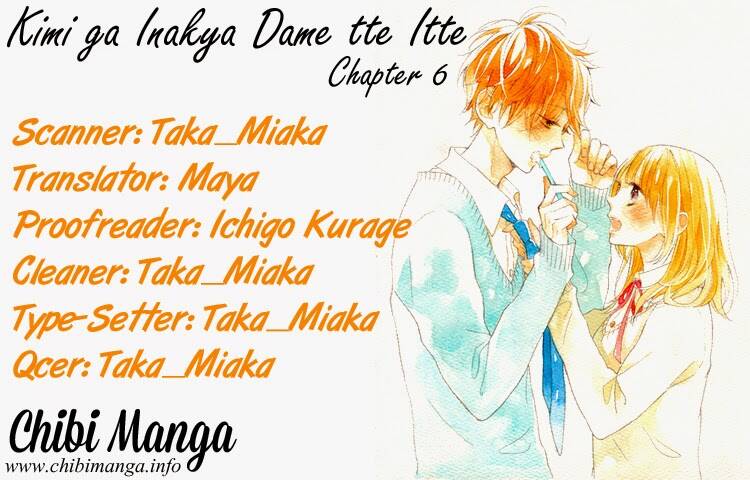 Kimi ga Inakya Dame tte Itte: Chapter 6