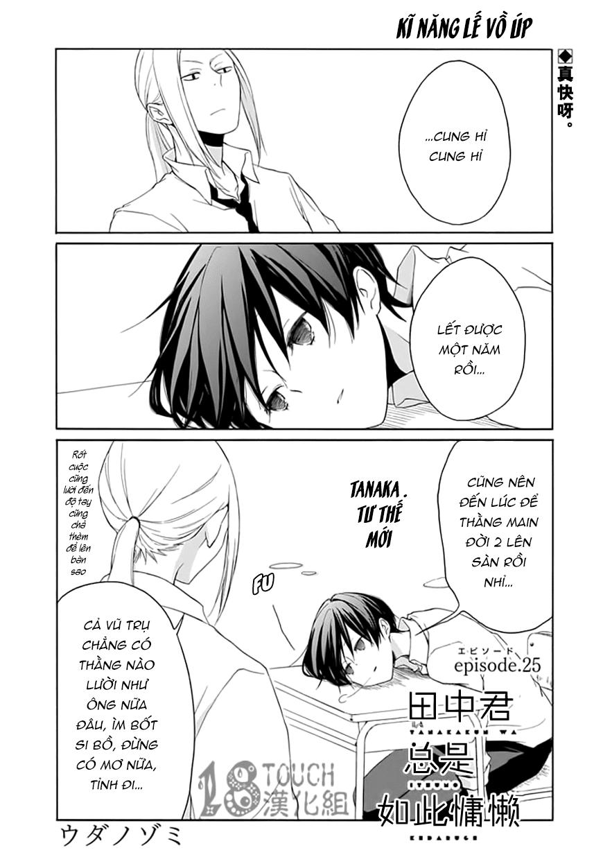 Tanaka-Kun Wa Itsumo Kedaruge: Chapter 25
