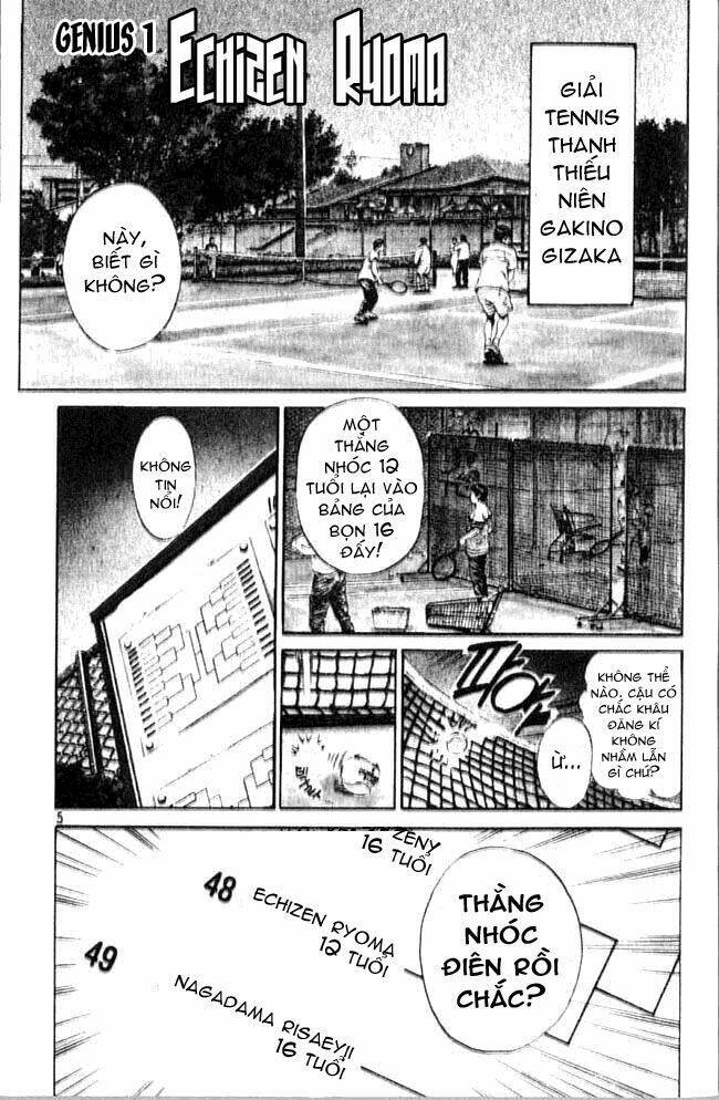 Hoàng Tử Tennis: Chapter 1