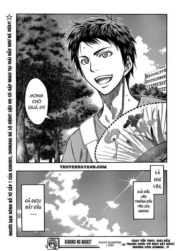 Vua Bóng Rổ Kuroko: Chapter 214