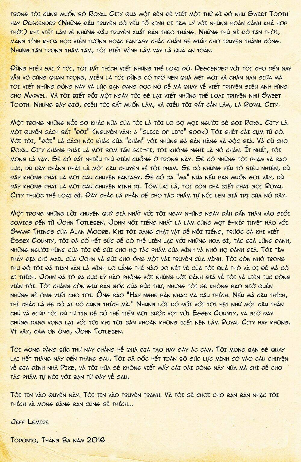 Royal City: Chapter 1