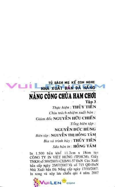 Nàng Công Chúa Ham Chơi: Chapter 3