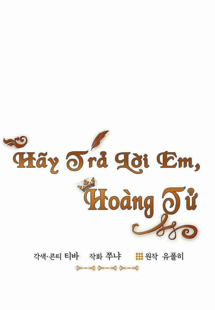Hãy Trả Lời Em, Hoàng Tử!: Chapter 2