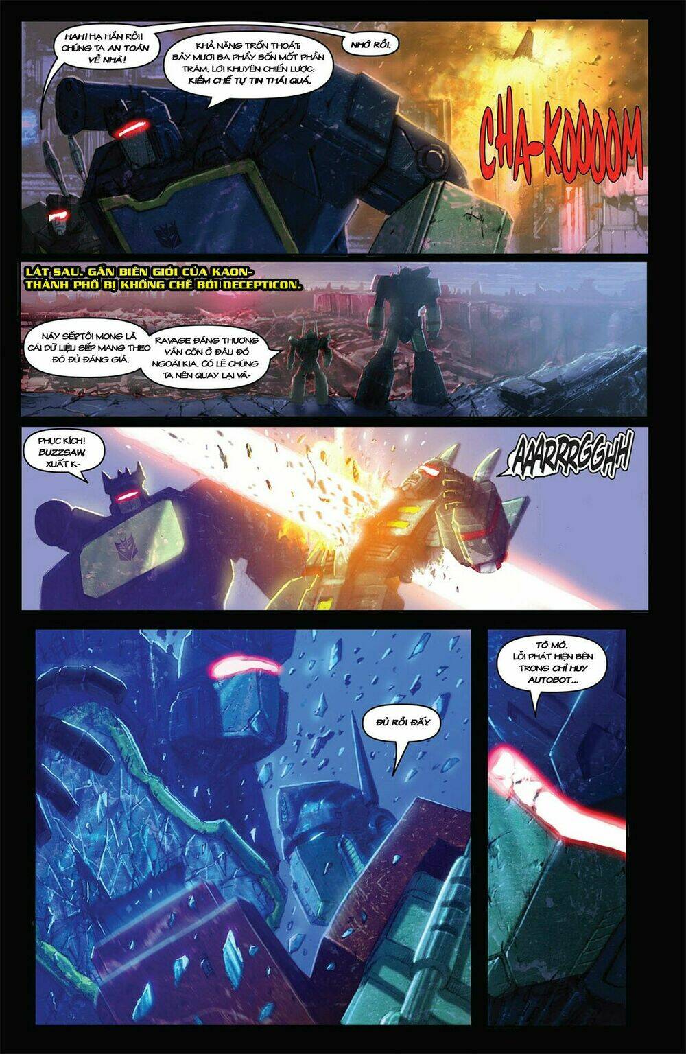 The Tranformers - Autocracy: Chapter 3