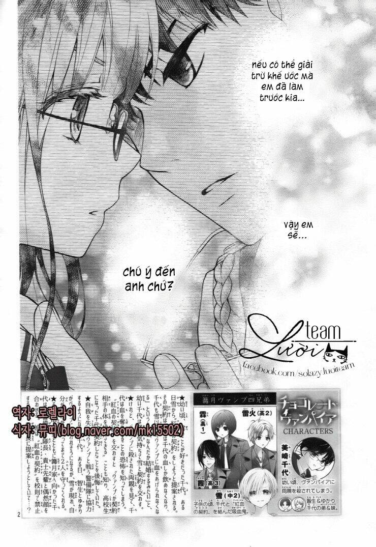 Máu Của Cậu Chỉ Thuộc Về Mình Tớ...: Chapter 3