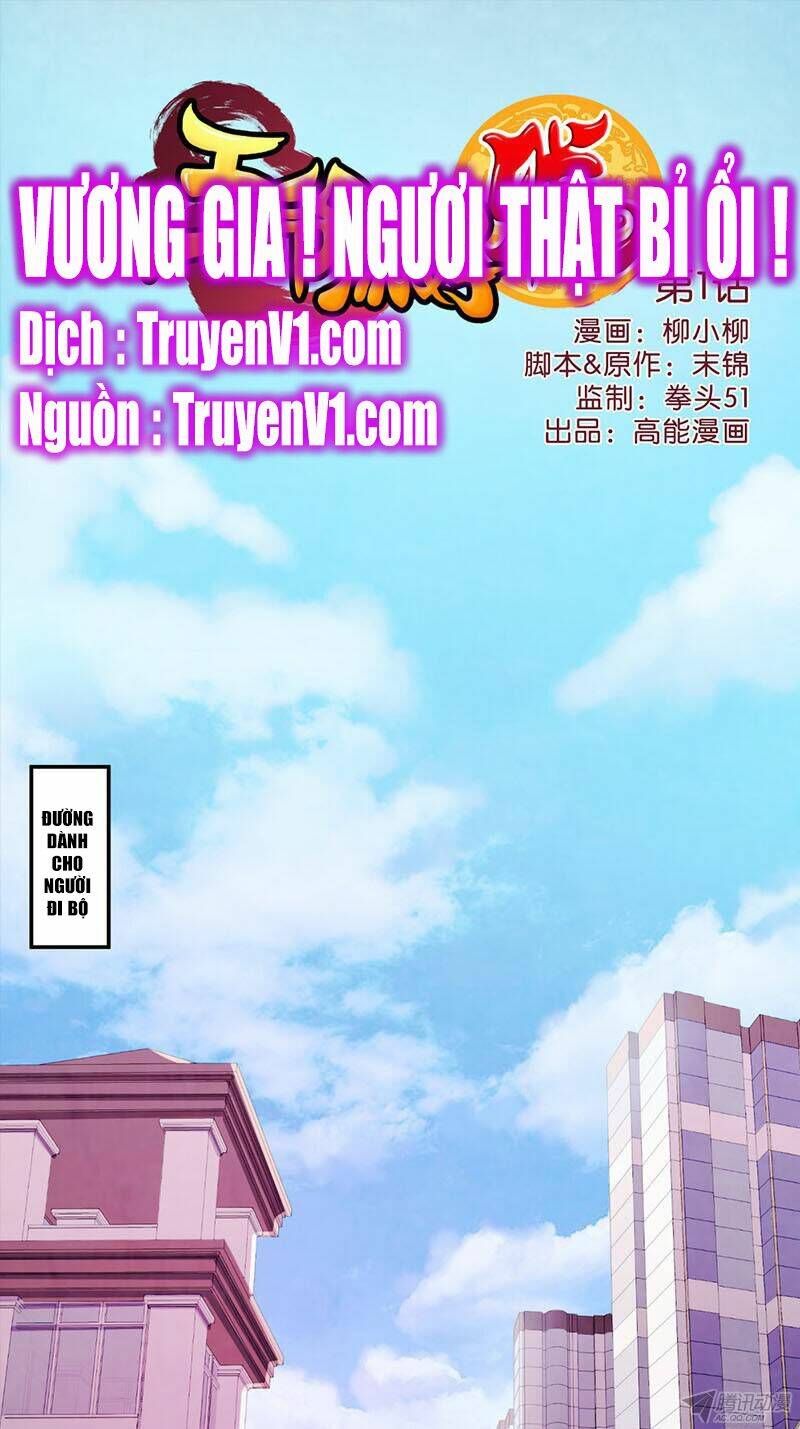 Vương Gia! Ngươi Thật Bỉ Ổi: Chapter 1