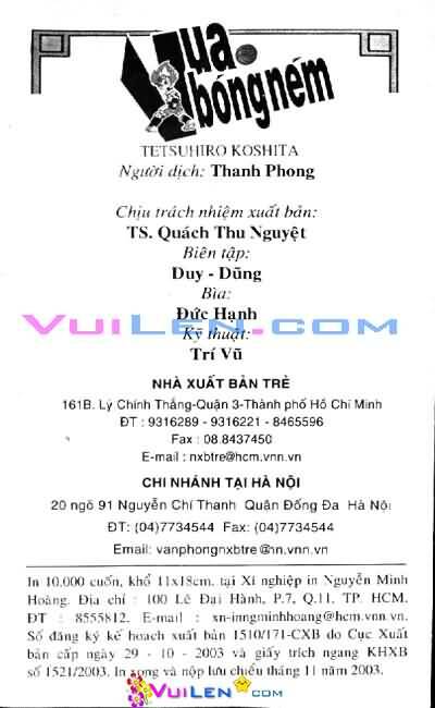 Vua Bóng Ném: Chapter 14