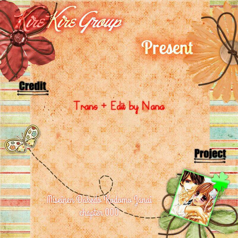 Miseinen Dakedo Kodomo Ja Nai: Chapter 0