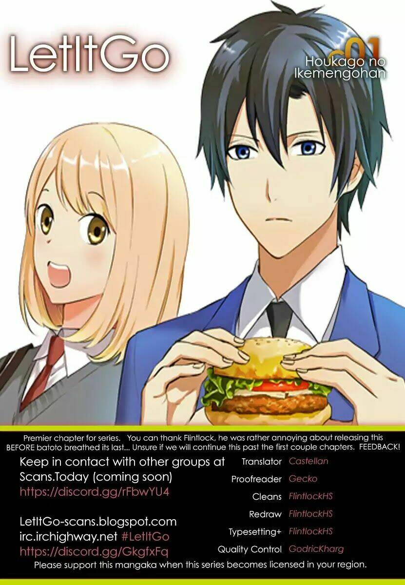 Houkage no Ikemen Gohan: Chapter 1