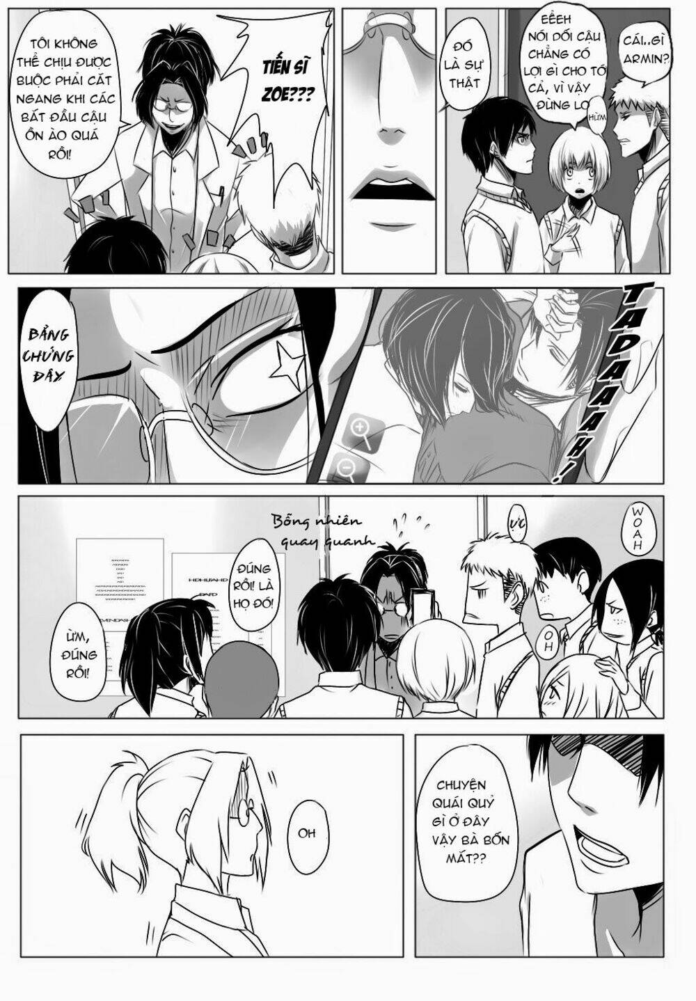 Đại Chiến Titan - Doujinshi Về Cuộc Tình Tay 4: Chapter 5