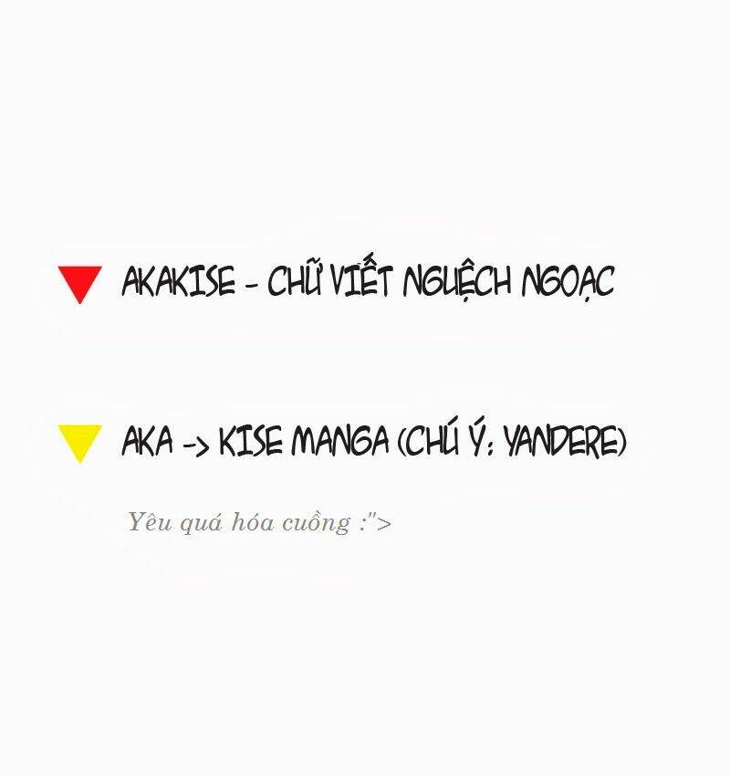 Kuroko – Tuyển Thủ Vô Hình: Akakise Short Doujinshi: Chapter 19