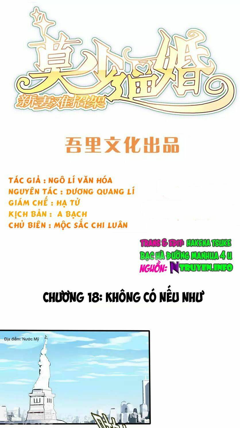 Mạc Thiếu Bức Hôn: Vợ Mới Khó Chống Đỡ: Chapter 18