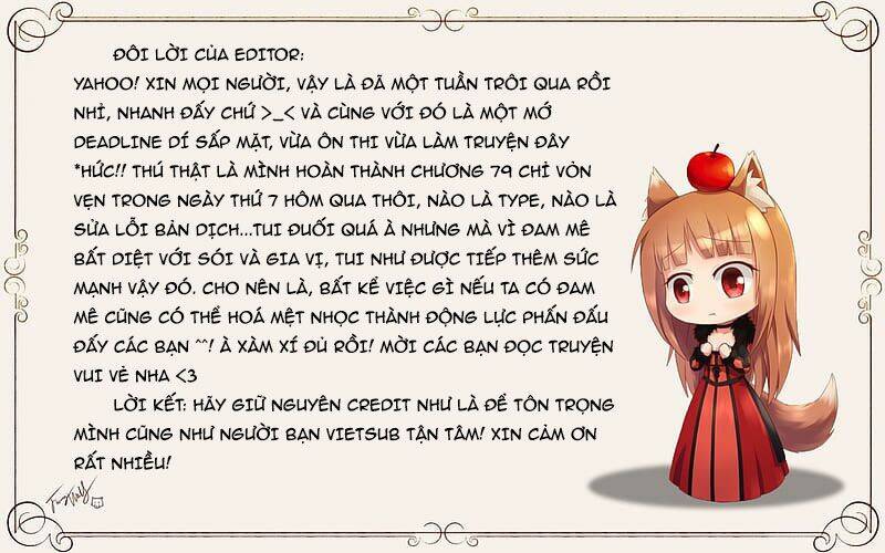 Ookami To Koushinryou: Chapter 79