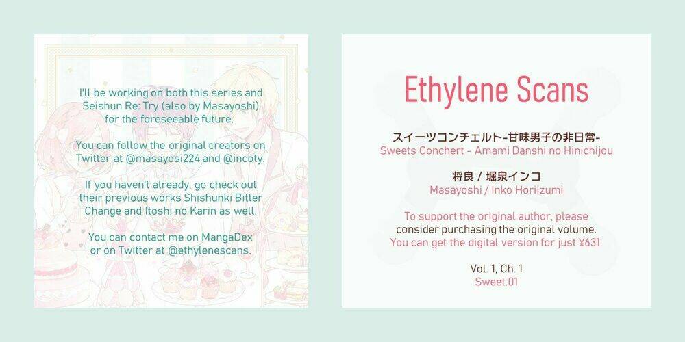 Sweets Conchert - Amami Danshi No Hinichijou: Chapter 1