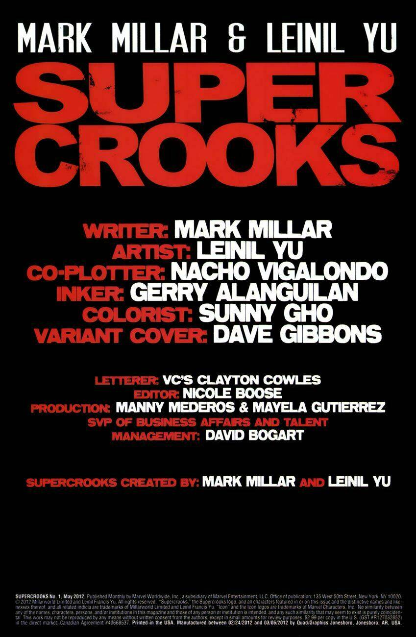 Supercrooks: Chapter 1