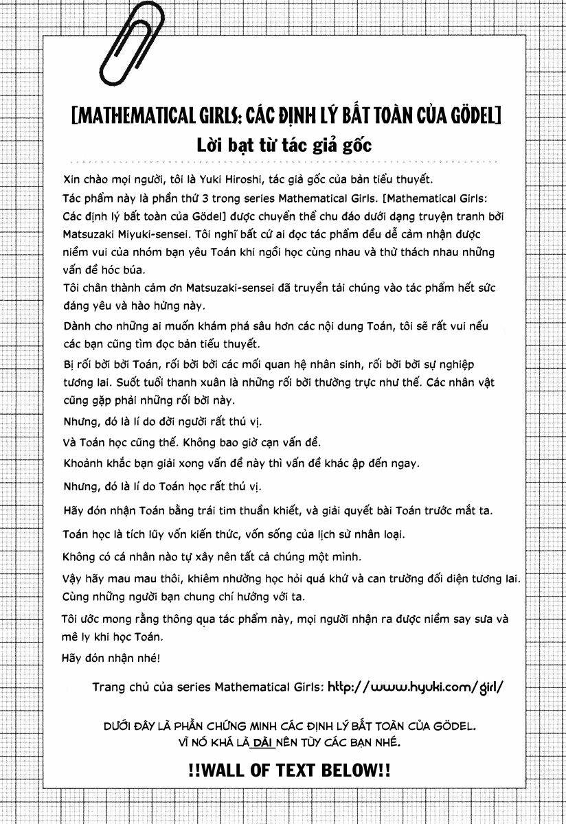 Mathematical Girls: Các Định Lý Bất Toàn Của Gödel: Chapter 11