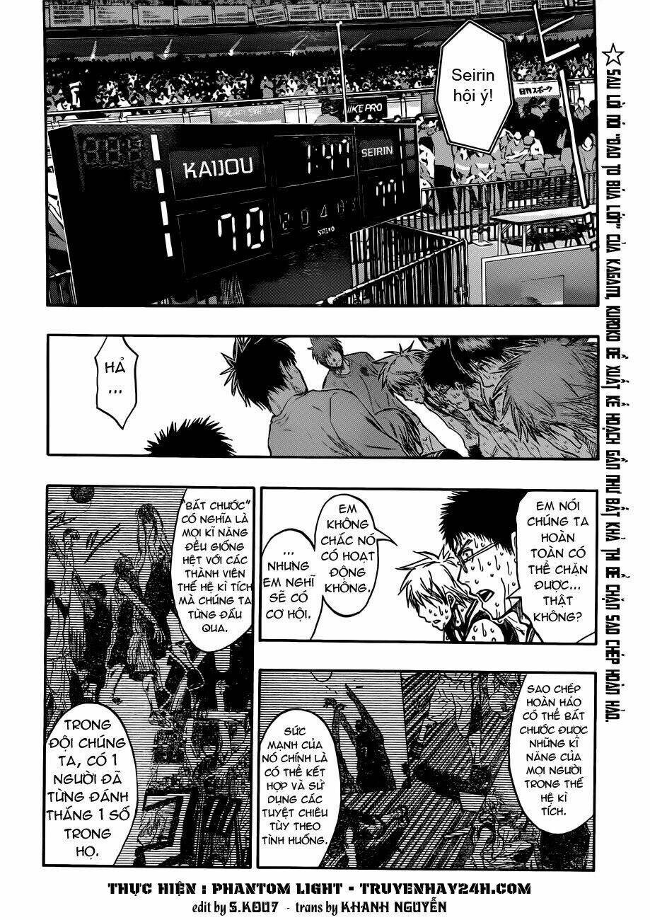 Vua Bóng Rổ Kuroko: Chapter 199