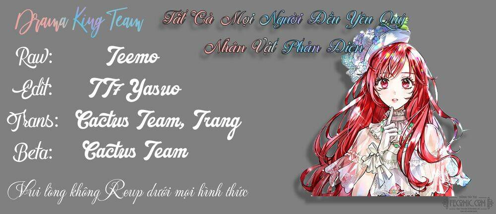 Tất Cả Mọi Người Đều Yêu Quý Nhân Vật Phản Diện: Chapter 19
