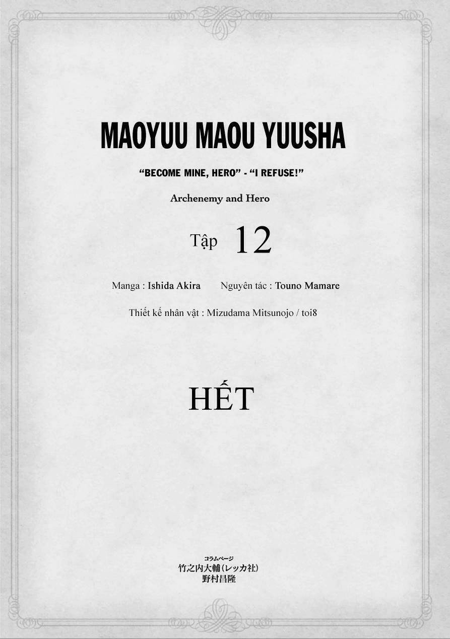 Maoyuu Maoh Yuusha: Chapter 40