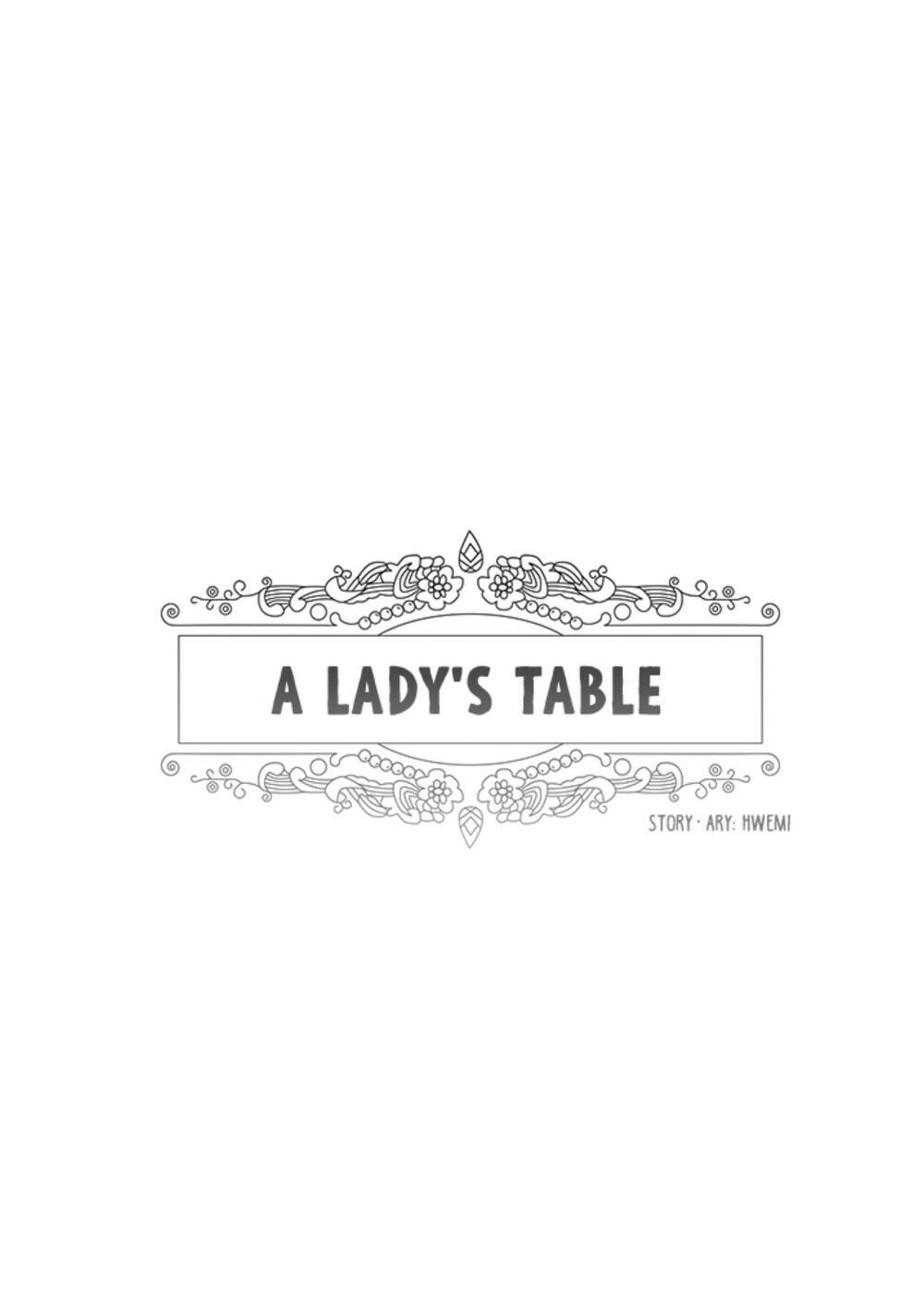 A Lady's Table: Chapter 1