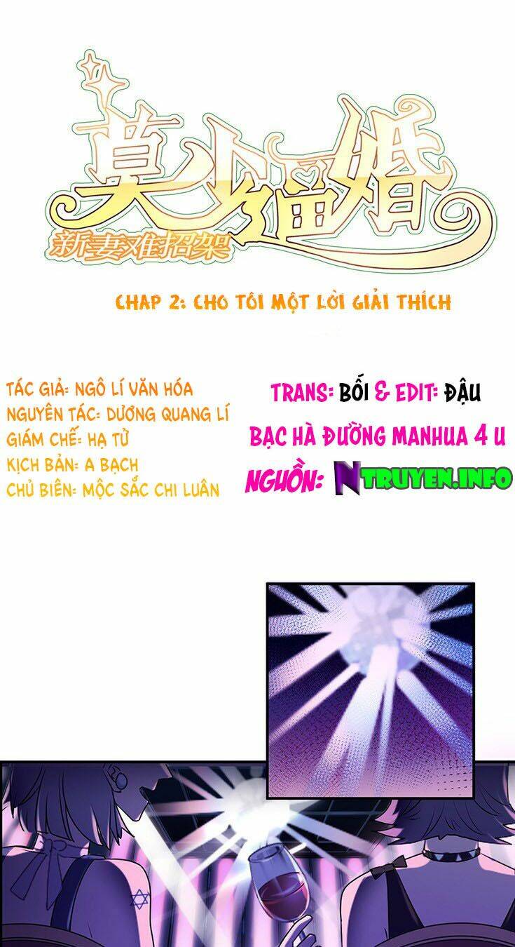 Mạc Thiếu Bức Hôn: Vợ Mới Khó Chống Đỡ: Chapter 2