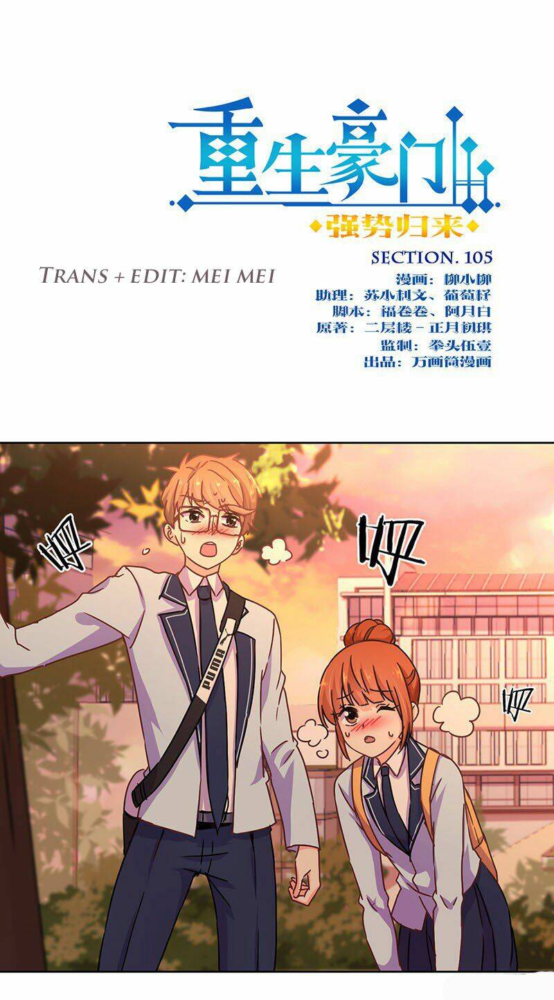 Trọng Sinh Chi Hao Môn Cường Thế Quy Lai: Chapter 105