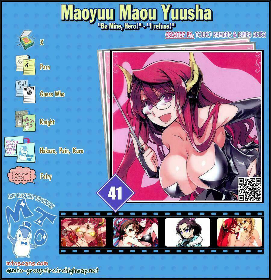 Maoyuu Maoh Yuusha: Chapter 41