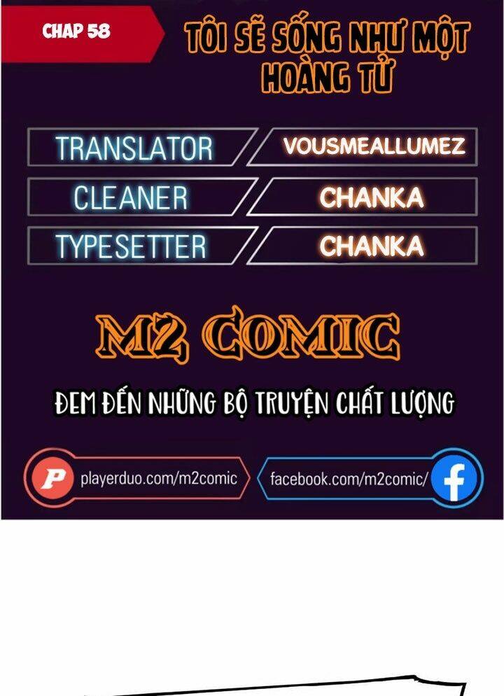 Tôi Sẽ Sống Như Một Hoàng Tử: Chapter 58