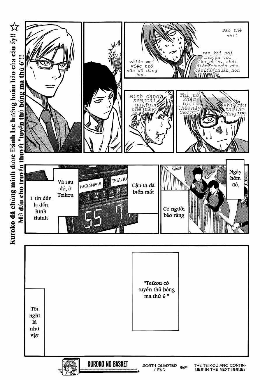 Vua Bóng Rổ Kuroko: Chapter 209