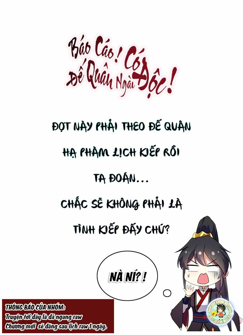 Báo Cáo! Đế Quân Ngài Có Độc!: Chapter 4