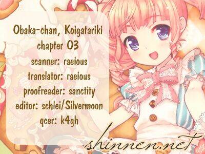 Obaka-Chan, Koigatariki: Chapter 3