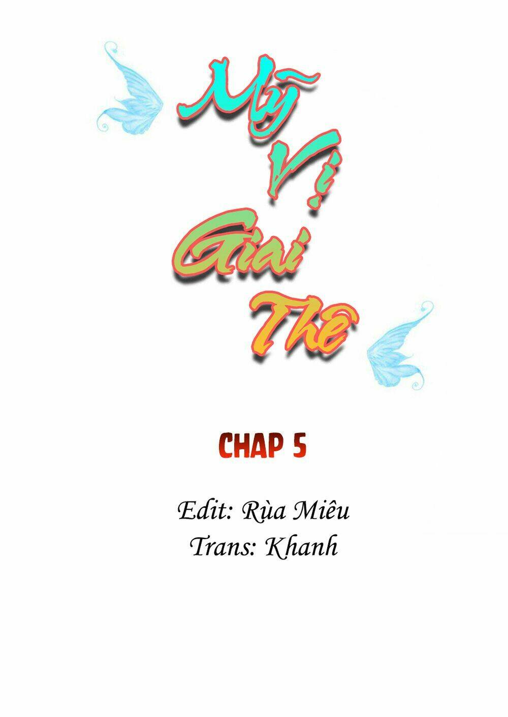 Mỹ Vị Giai Thê: Chapter 5