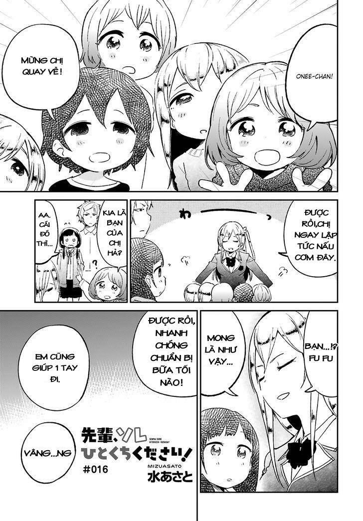Senpai, Sore Hitokuchi Kudasai!: Chapter 16