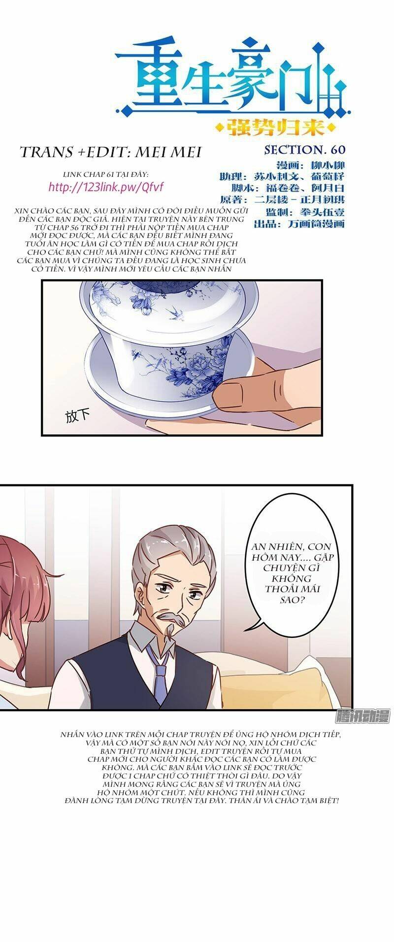 Trọng Sinh Chi Hao Môn Cường Thế Quy Lai: Chapter 60