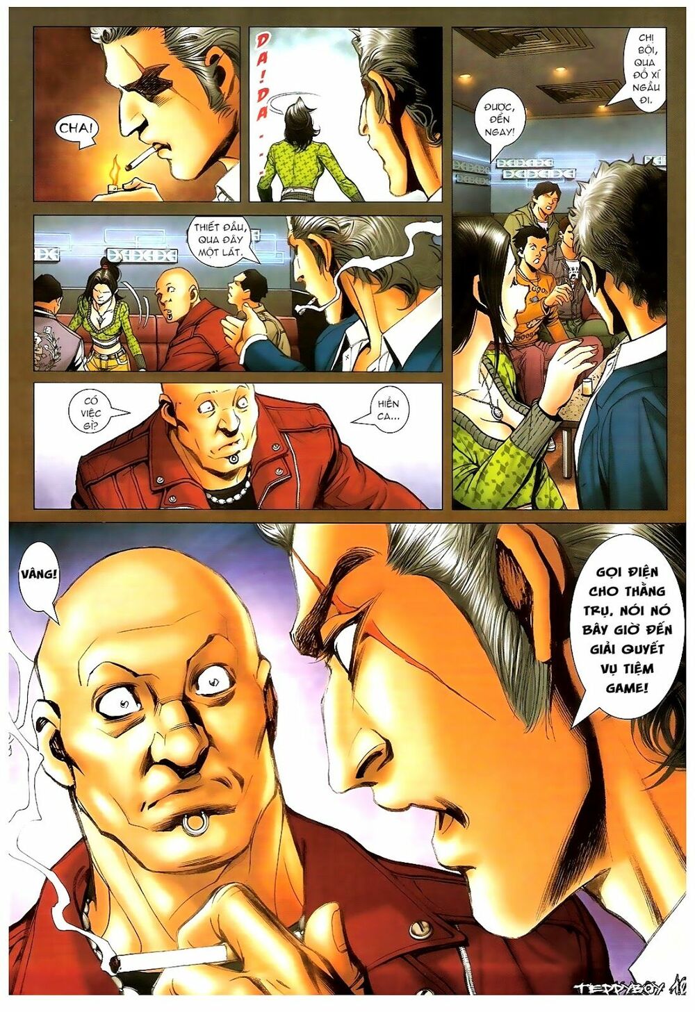 Người Trong Giang Hồ: Chapter 1379: Điền Bân vs Trụ Ca