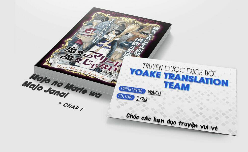 Majo No Marie Wa Majo Janai: Chapter 1