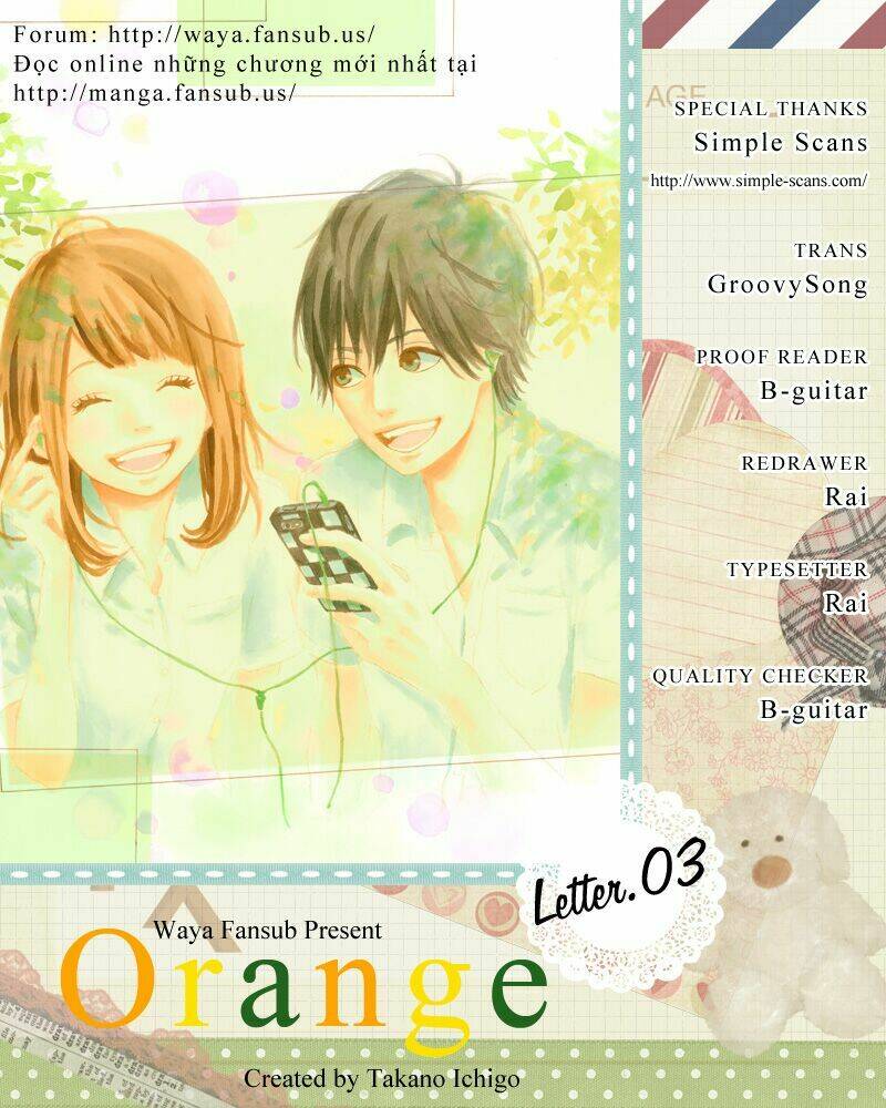 Orange: Chapter 3