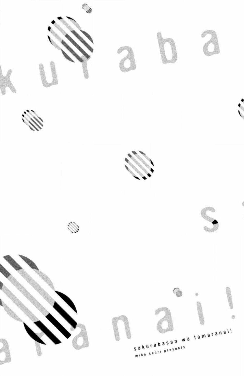 Sakuraba-San Wa Tomaranai!: Chapter 1