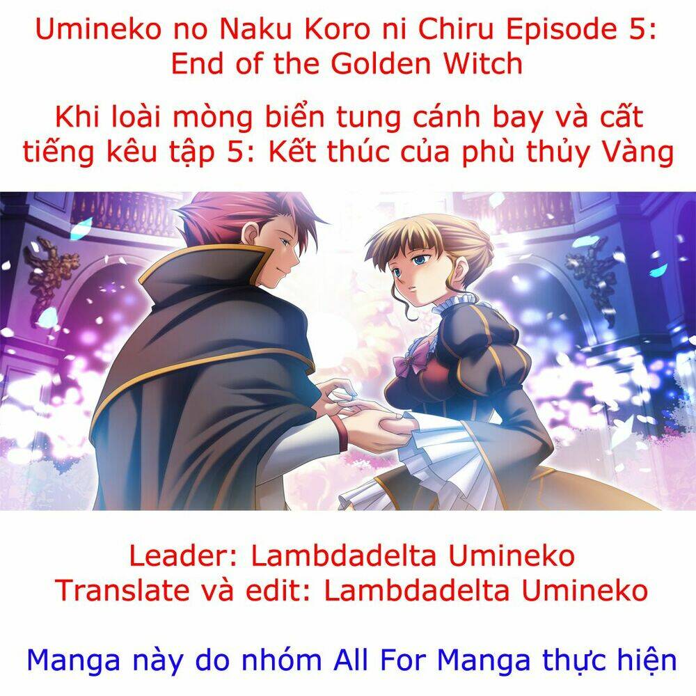 Umineko No Naku Koro Ni Chiru Ep 5: End Of The Golden Witch: Chapter 20