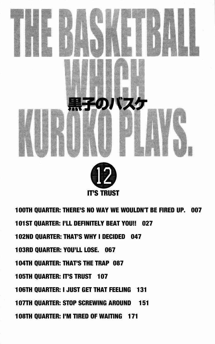 Vua Bóng Rổ Kuroko: Chapter 100