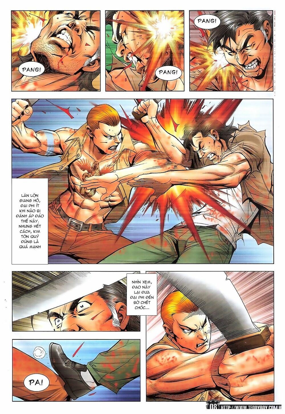 Người Trong Giang Hồ: Chapter 1843: Hắc Tiên Sinh vs Kim Tiên Sinh