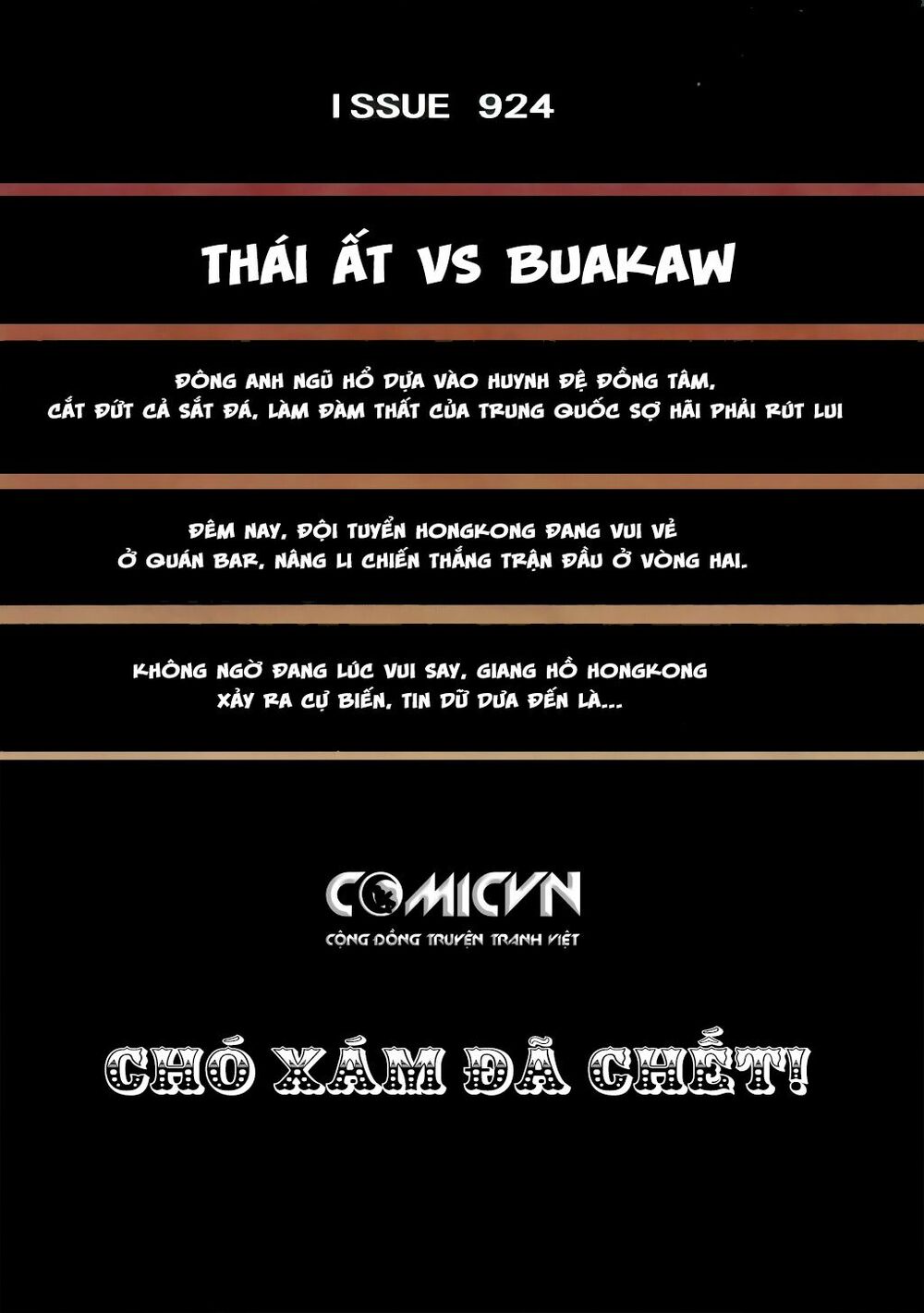 Người Trong Giang Hồ: Chapter 924: Thái Ất vs Buakaw