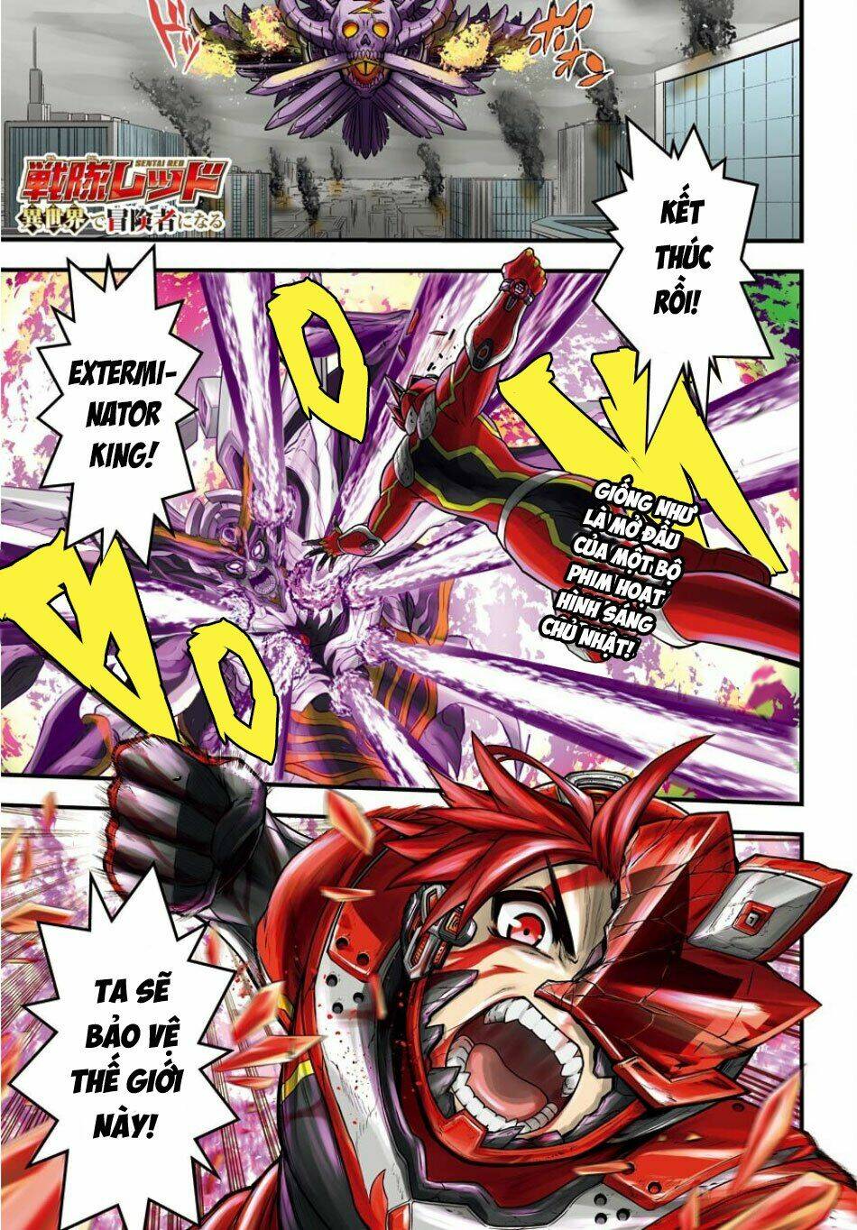 The Red Ranger Becomes An Adventurer In Another World: Chapter 1