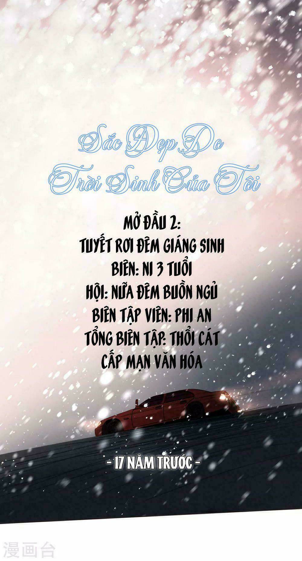 Sắc Đẹp Do Trời Sinh Của Tôi: Chapter 2