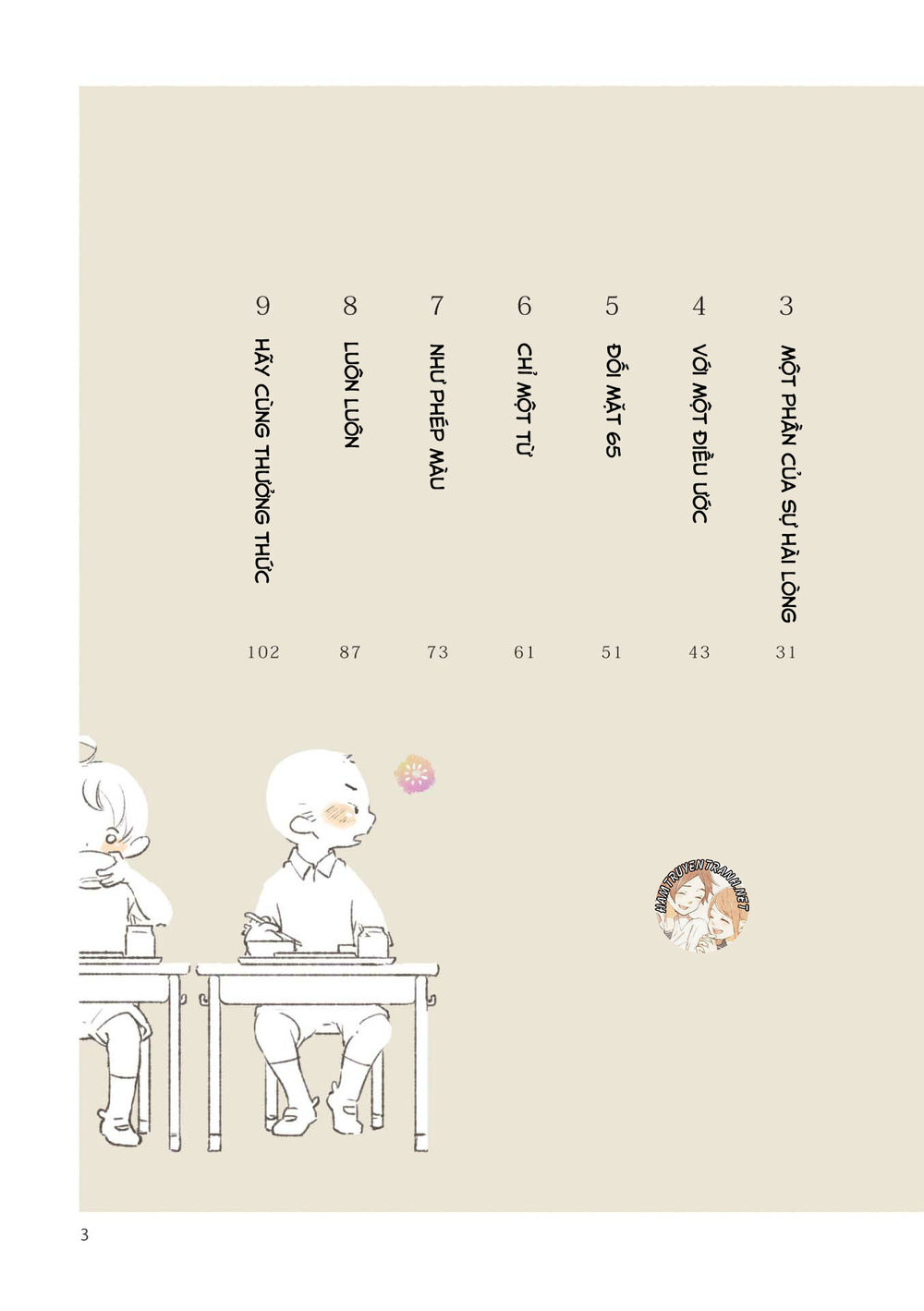 Gohan No Otomo: Chapter 1