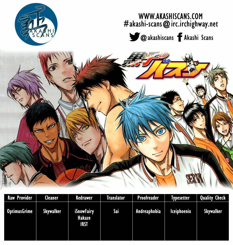 Vua Bóng Rổ Kuroko: Chapter 259