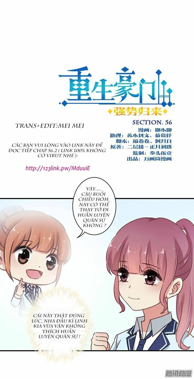 Trọng Sinh Chi Hao Môn Cường Thế Quy Lai: Chapter 56