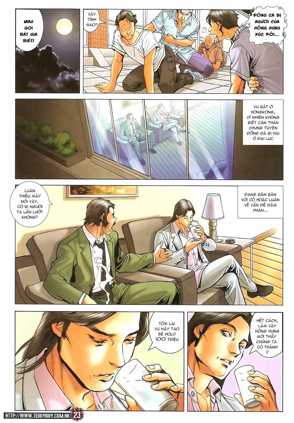 Người Trong Giang Hồ: Chapter 1717: Đàm phán siêu cấp 3