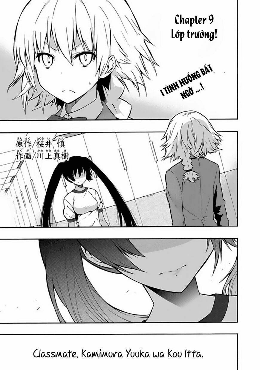 Classmate, Kamimura Yuuka Wa Kou Itta: Chapter 9